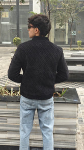 mens black wool jacket